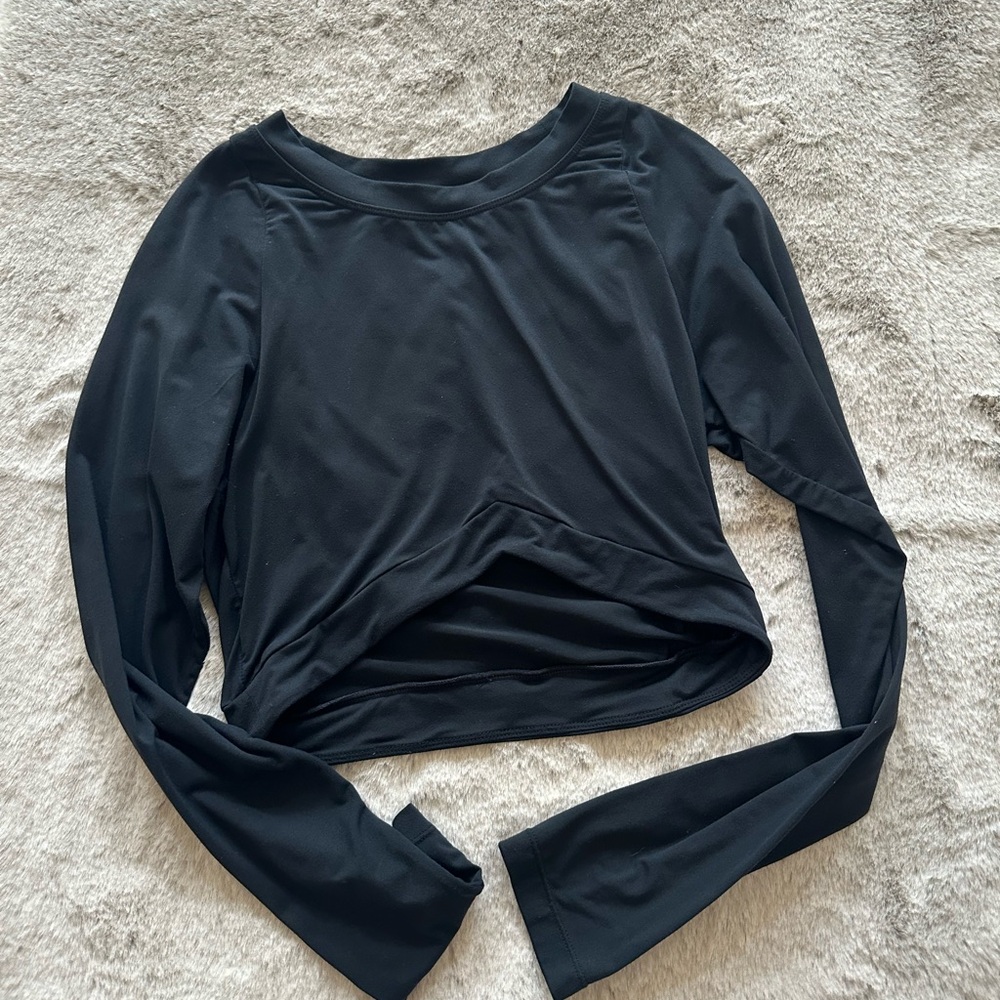 alphalete crop top size small